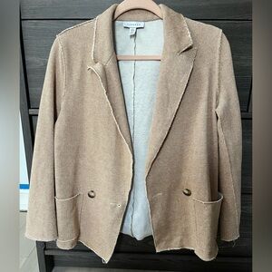 Topshop light blazer beige women's size US 2